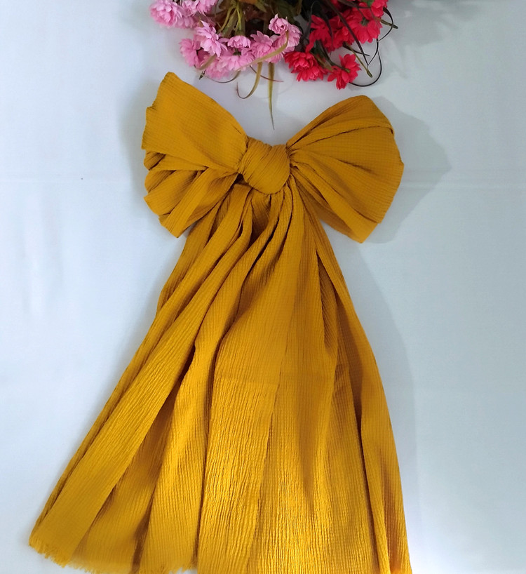شال زنانه ساده جنس پفکی
